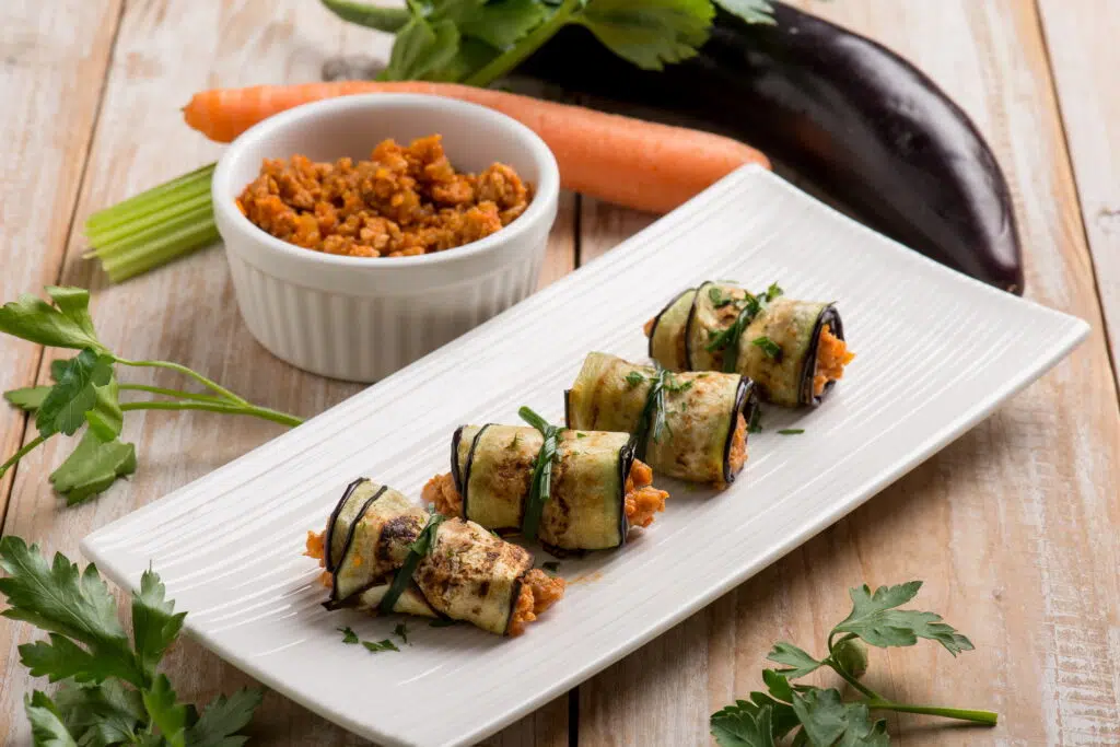 ricetta involtini di melanzane mignon