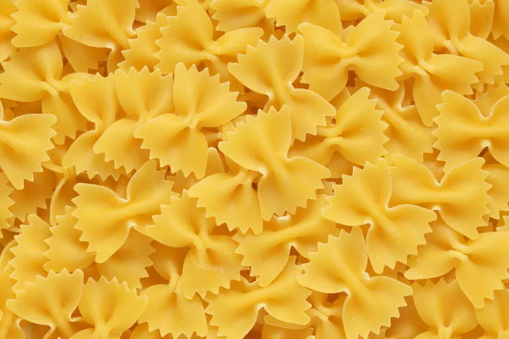 farfalle con crema di parmigiano e zucca